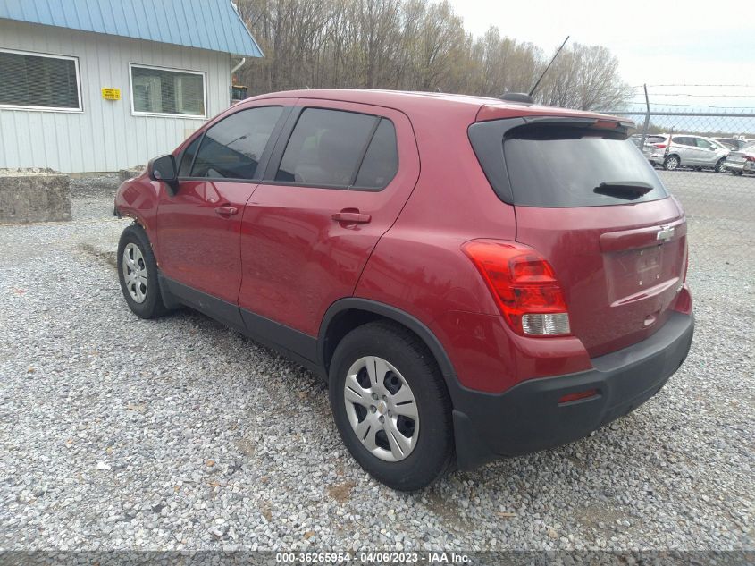 2015 CHEVROLET TRAX LS - KL7CJKSB2FB087141