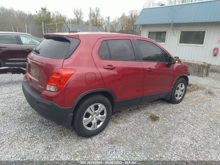 2015 CHEVROLET TRAX LS - KL7CJKSB2FB087141