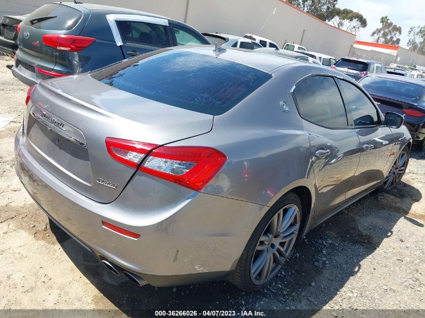 2015 MASERATI GHIBLI ZAM57XSA3F1162199