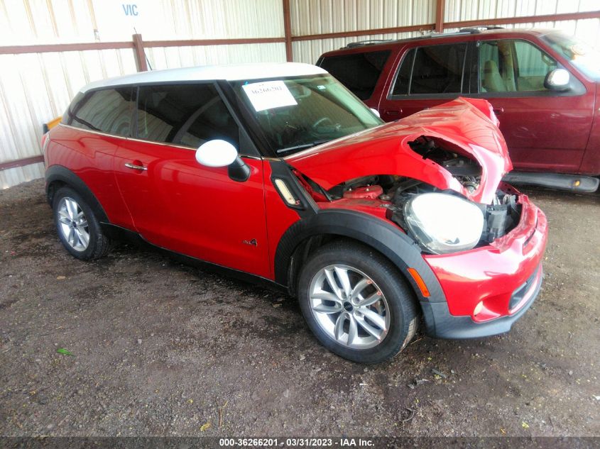 2014 MINI COOPER PACEMAN S - WMWSS7C54EWN71947