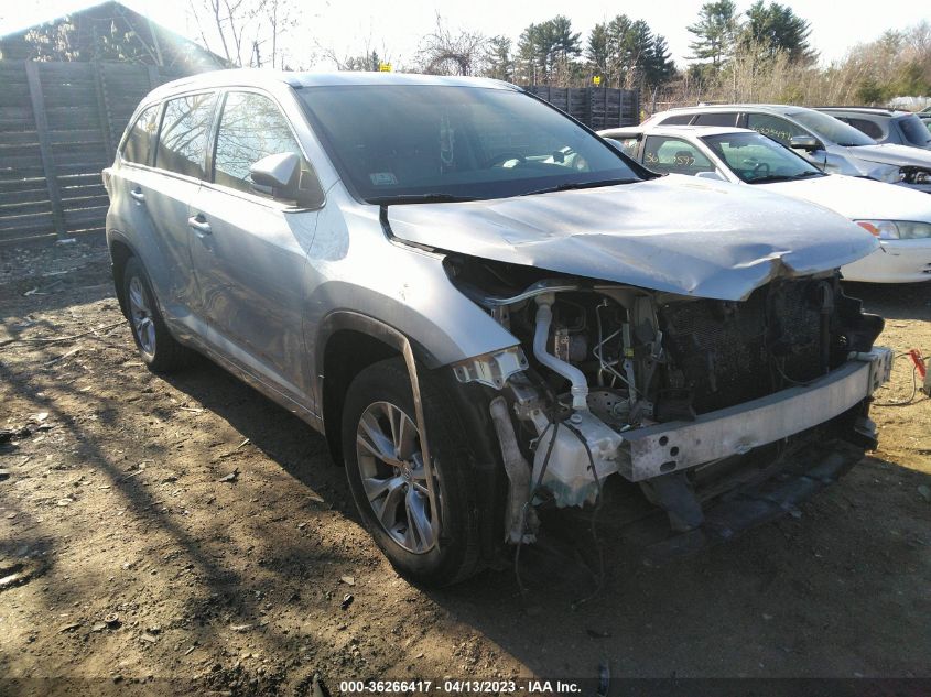 2015 TOYOTA HIGHLANDER XLE - 5TDJKRFHXFS161624