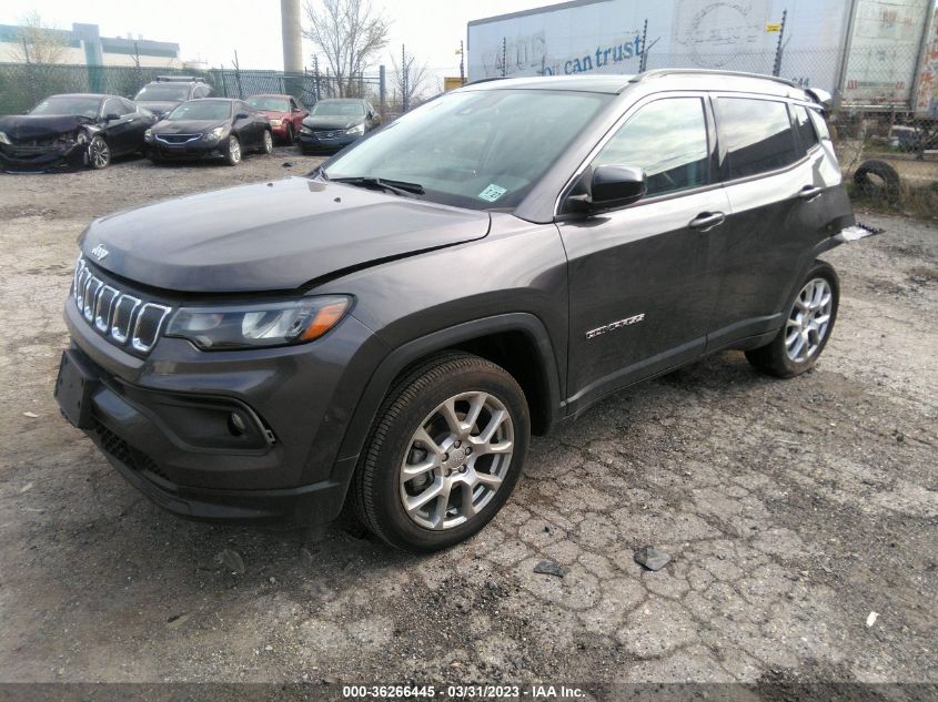 2022 JEEP COMPASS LATITUDE LUX - 3C4NJDFB9NT180818