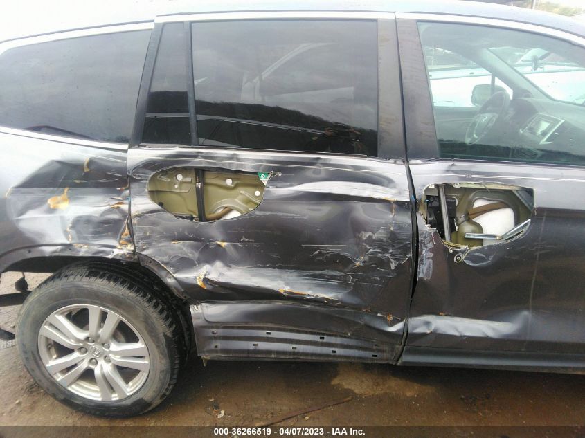 2016 HONDA PILOT LX - 5FNYF6H17GB067417