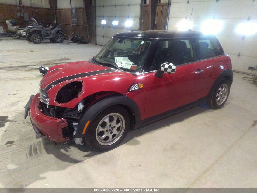 2013 MINI COOPER HARDTOP - WMWSU3C52DT546256