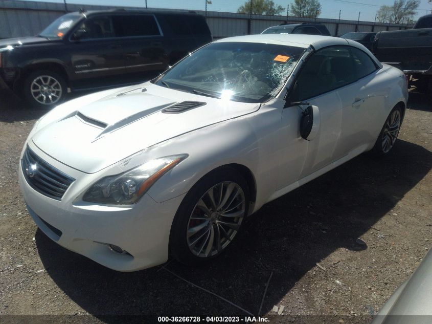 2013 INFINITI G37 CONVERTIBLE BASE JN1CV6FE0DM772505