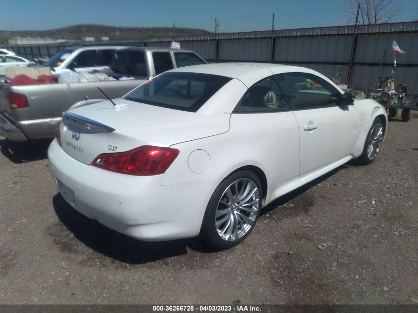 2013 INFINITI G37 CONVERTIBLE BASE JN1CV6FE0DM772505