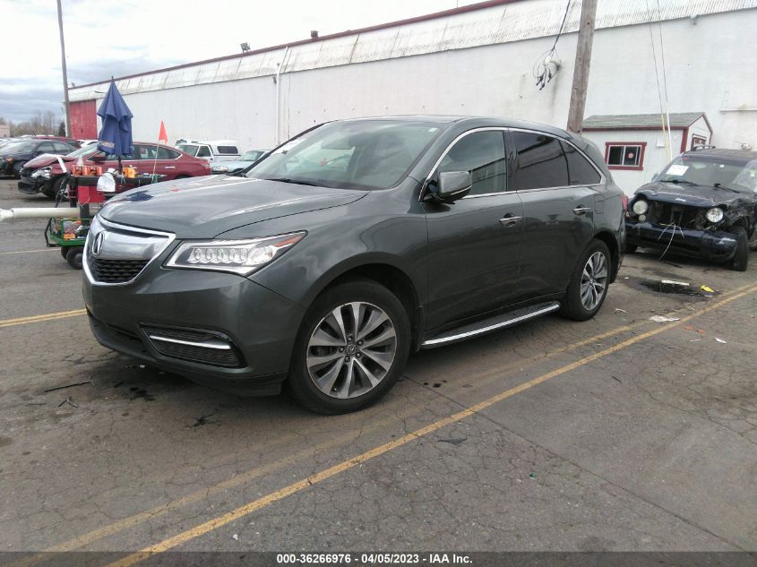 2014 ACURA MDX TECH PKG - 5FRYD4H42EB032851