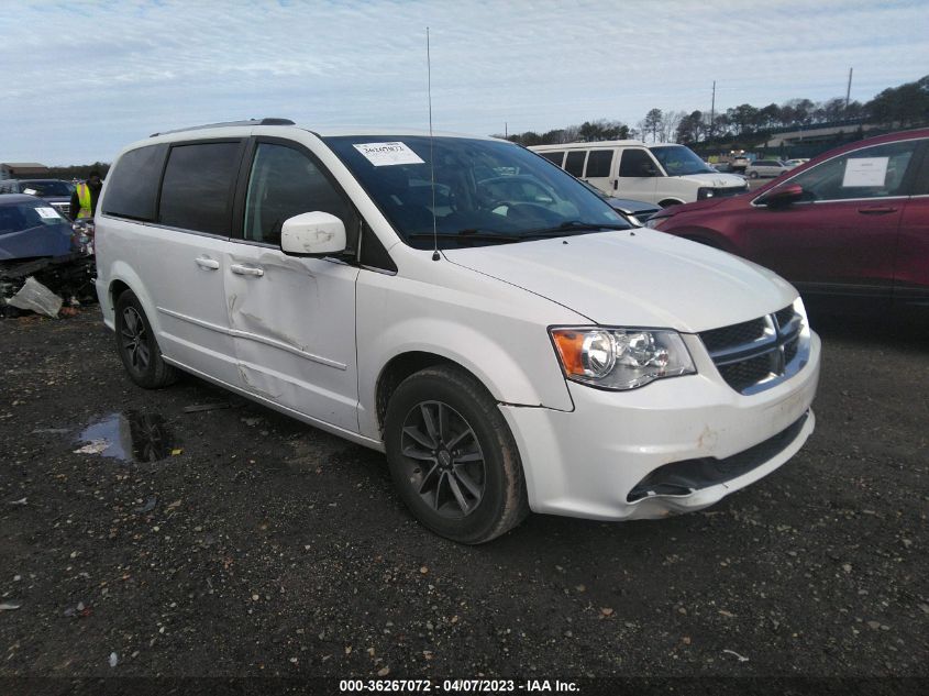 2017 DODGE GRAND CARAVAN SXT - 2C4RDGCG6HR625016