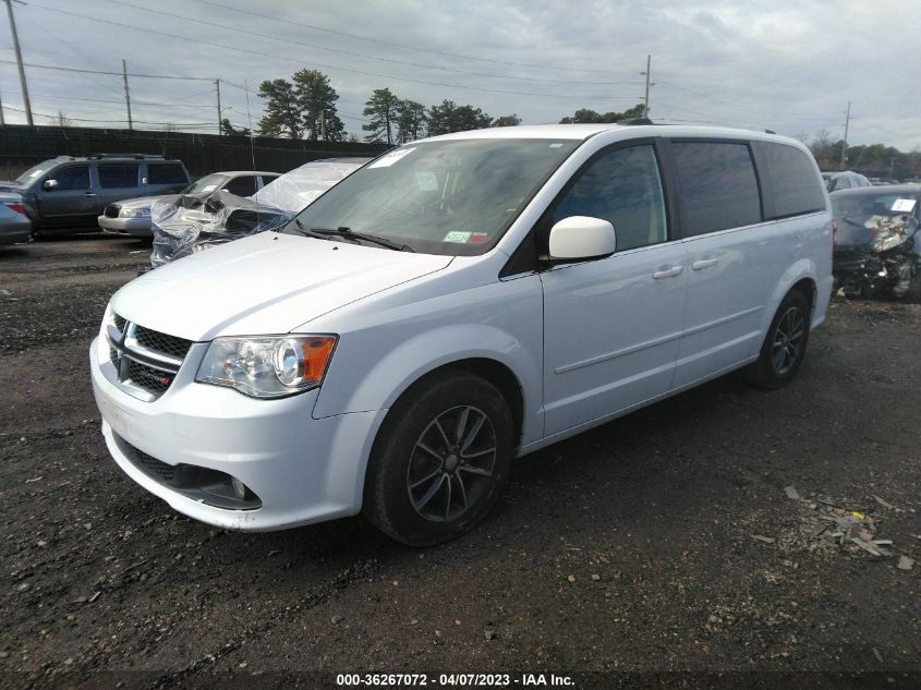 2017 DODGE GRAND CARAVAN SXT - 2C4RDGCG6HR625016