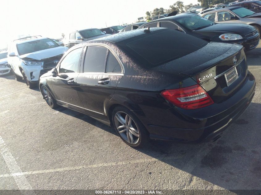 2014 MERCEDES-BENZ C-CLASS C 250 - WDDGF4HB7ER313470