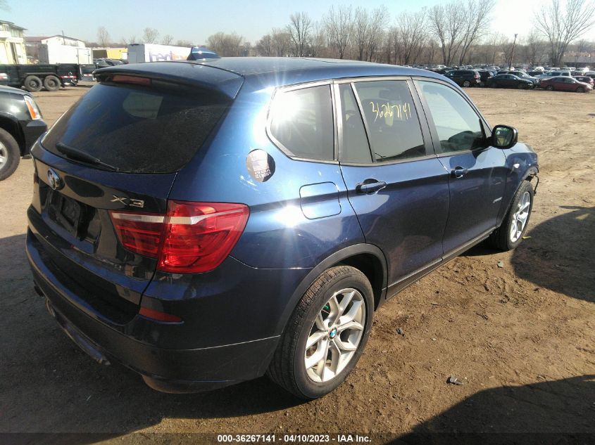 2013 BMW X3 XDRIVE35I - 5UXWX7C56DL983162