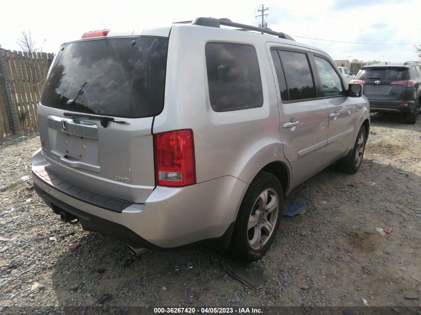 2013 HONDA PILOT EX-L - 5FNYF4H56DB024335