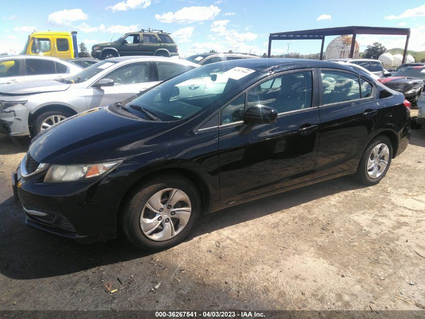 2014 HONDA CIVIC SEDAN LX - 19XFB2F5XEE230100