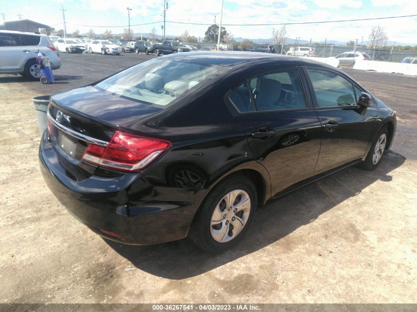 2014 HONDA CIVIC SEDAN LX - 19XFB2F5XEE230100