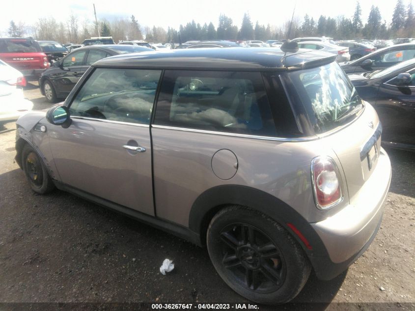 2013 MINI COOPER HARDTOP - WMWSU3C52DT545379