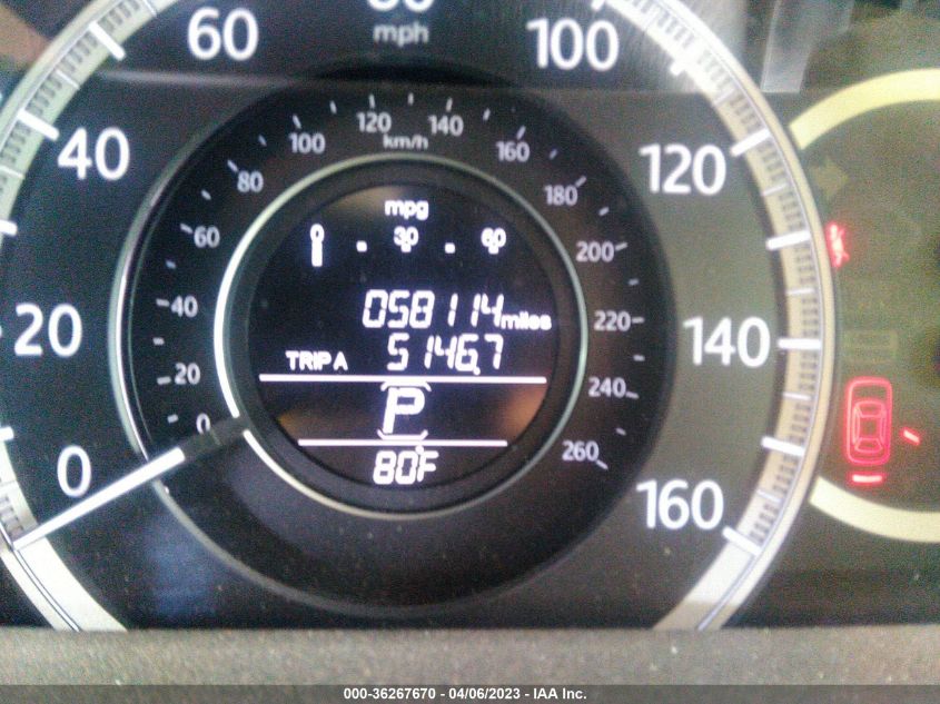 2014 HONDA ACCORD SEDAN EX-L - 1HGCR2F8XEA297373