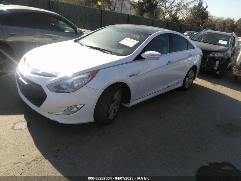 2015 HYUNDAI SONATA HYBRID LIMITED - KMHEC4A45FA128979