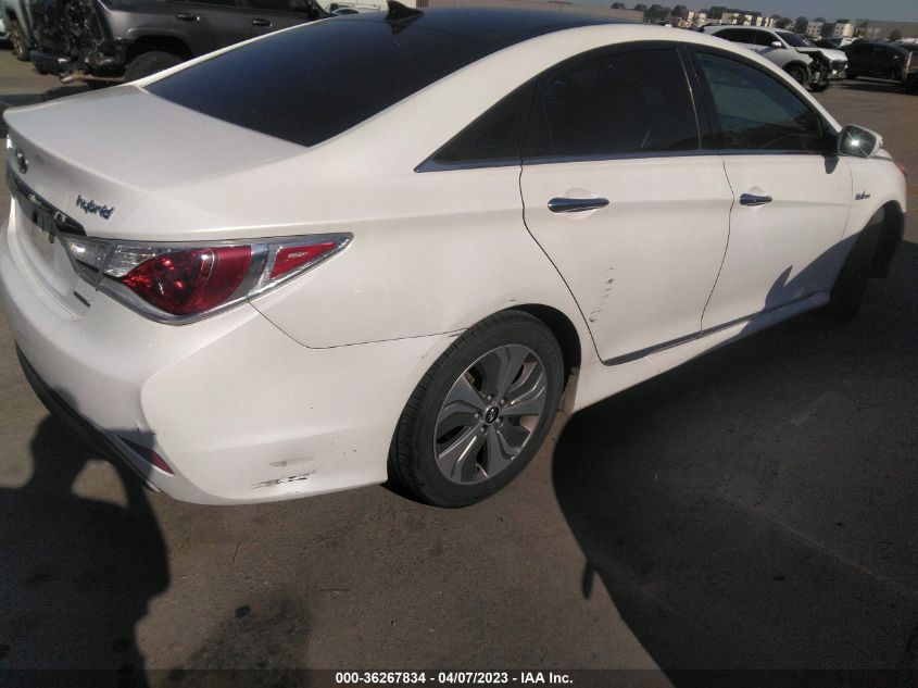 2015 HYUNDAI SONATA HYBRID LIMITED - KMHEC4A45FA128979