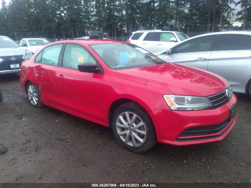 2015 VOLKSWAGEN JETTA SEDAN 1.8T SE - 3VWD17AJXFM271469