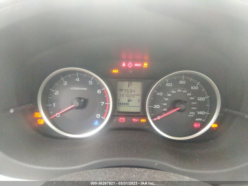 2015 SUBARU FORESTER 2.5I - JF2SJABC1FH463120
