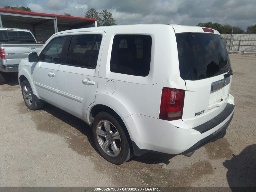 2013 HONDA PILOT EX-L - 5FNYF3H51DB005542