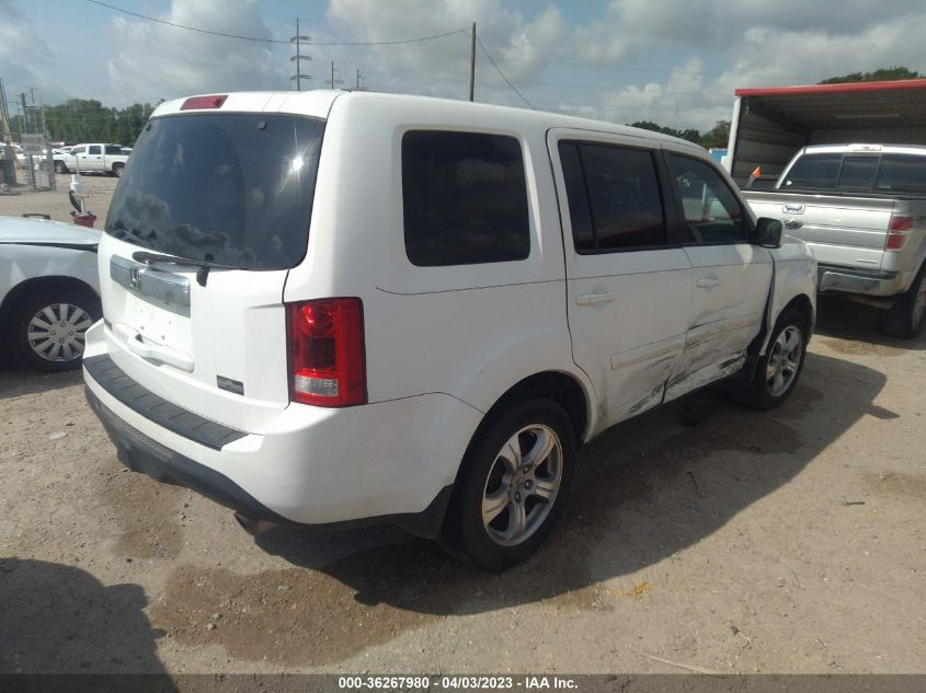 2013 HONDA PILOT EX-L - 5FNYF3H51DB005542