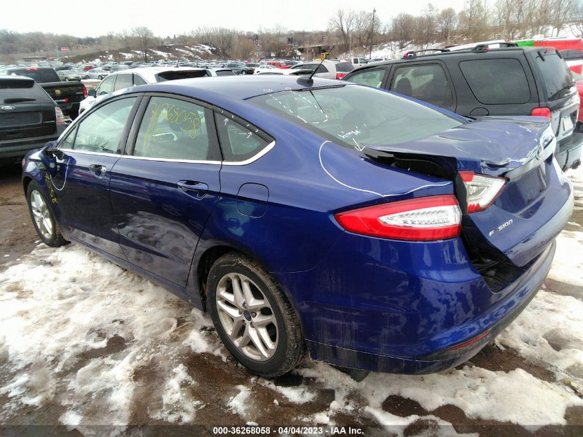 2015 FORD FUSION SE - 1FA6P0H74F5107058