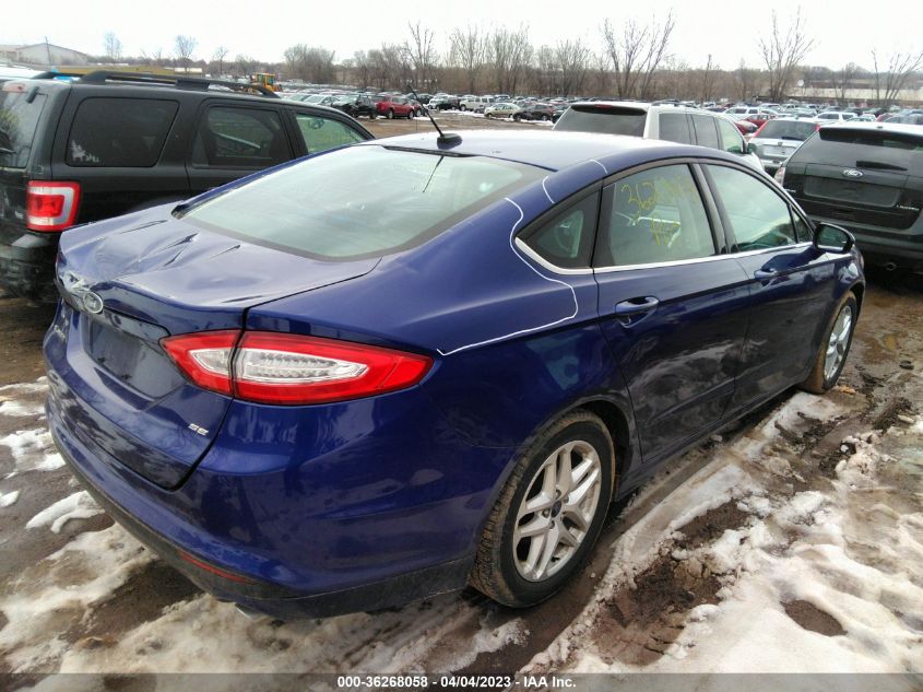 2015 FORD FUSION SE - 1FA6P0H74F5107058