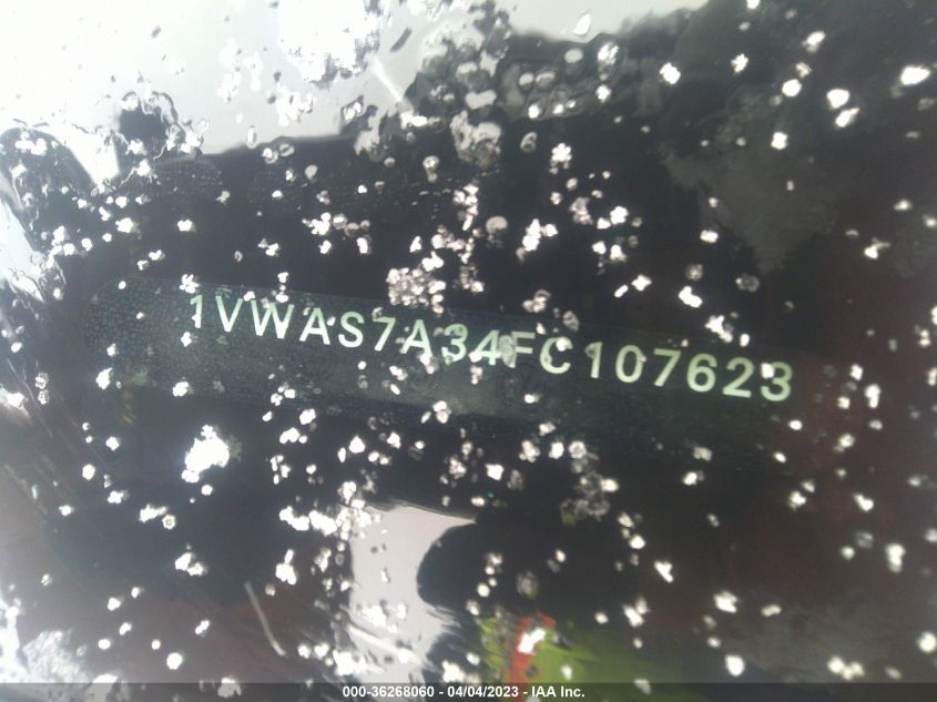 2015 VOLKSWAGEN PASSAT 1.8T LIMITED EDITION - 1VWAS7A34FC107623