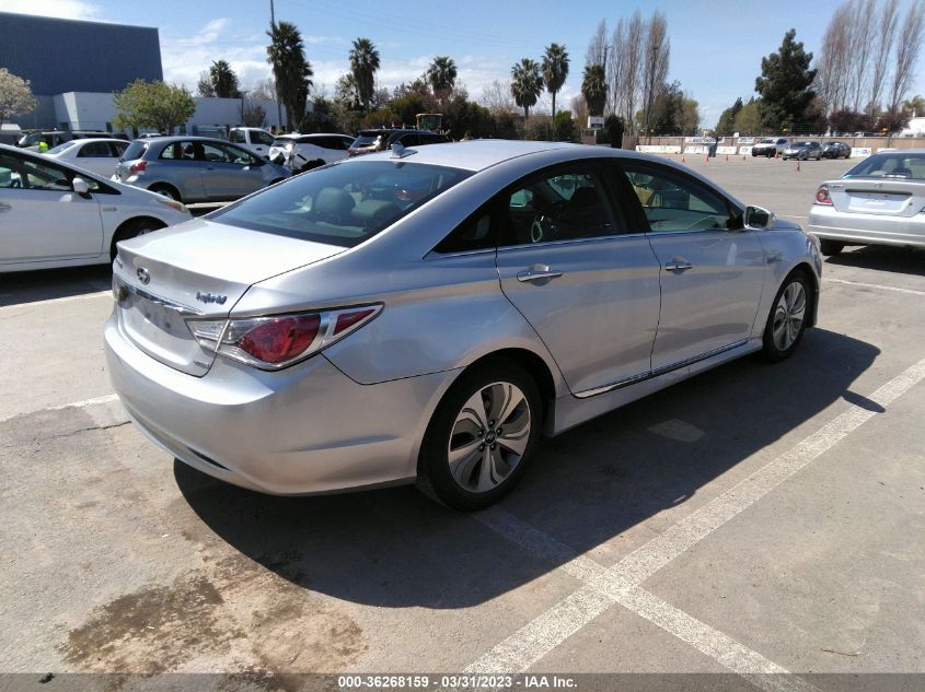 2013 HYUNDAI SONATA HYBRID LIMITED - KMHEC4A44DA072689