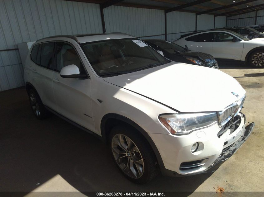 2016 BMW X3 XDRIVE28D - 5UXWY3C54G0N88277