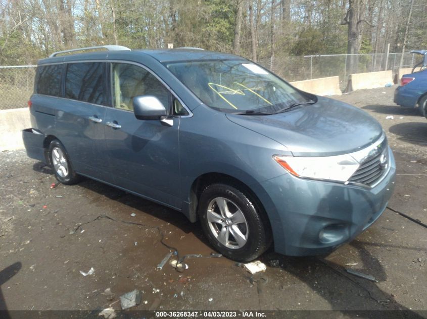 2013 NISSAN QUEST SV - JN8AE2KP8D9063428