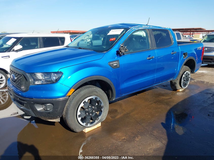 VIN 1FTER4EH7MLD03413 2021 FORD RANGER XL/XLT/LARIAT
