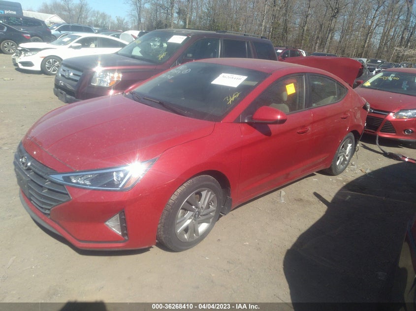 VIN KMHD84LF2LU057455 2020 HYUNDAI ELANTRA SEL