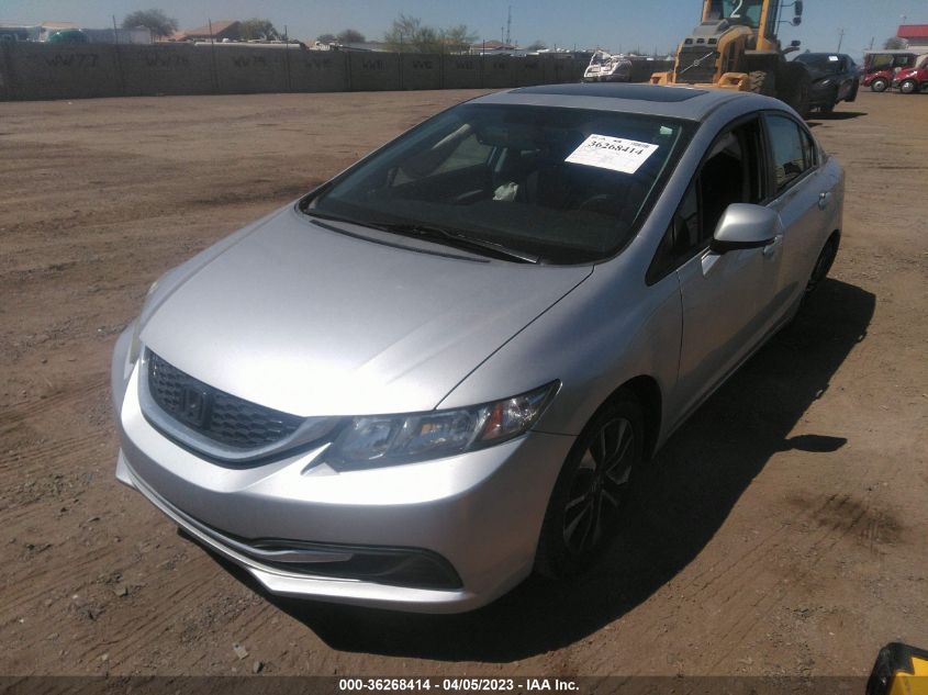 2013 HONDA CIVIC SDN EX - 19XFB2F85DE241501