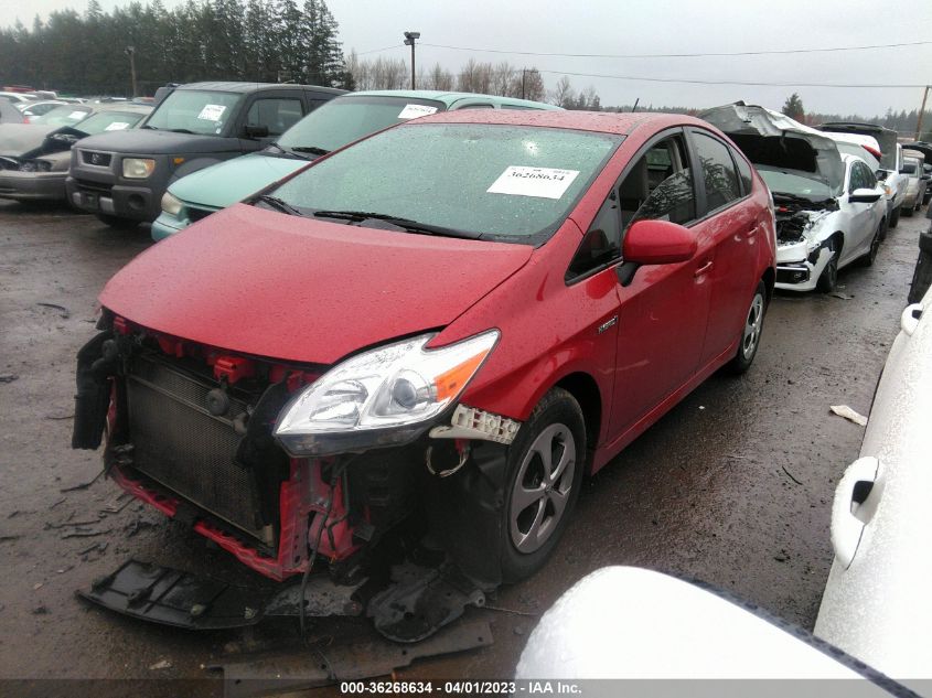 2015 TOYOTA PRIUS FOUR - JTDKN3DU6F0434781