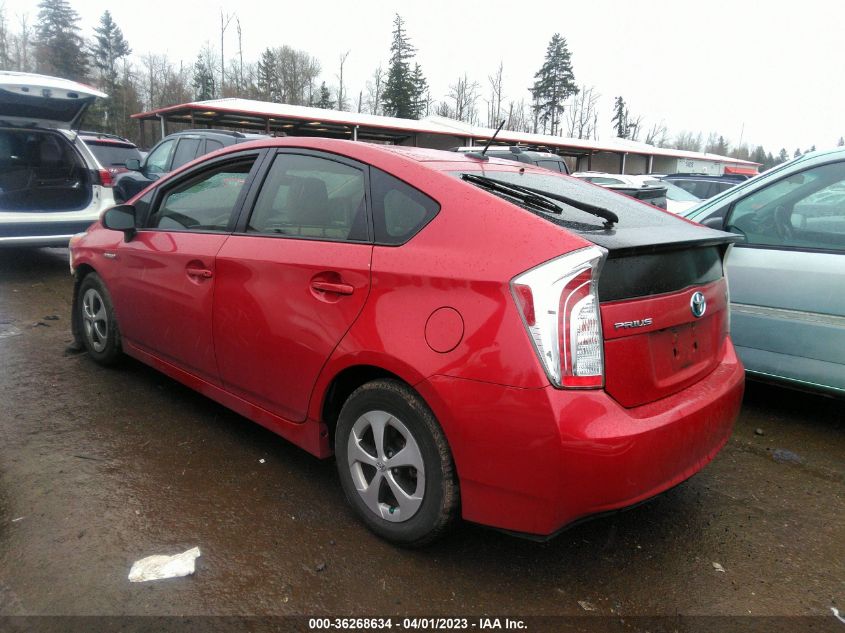 2015 TOYOTA PRIUS FOUR - JTDKN3DU6F0434781