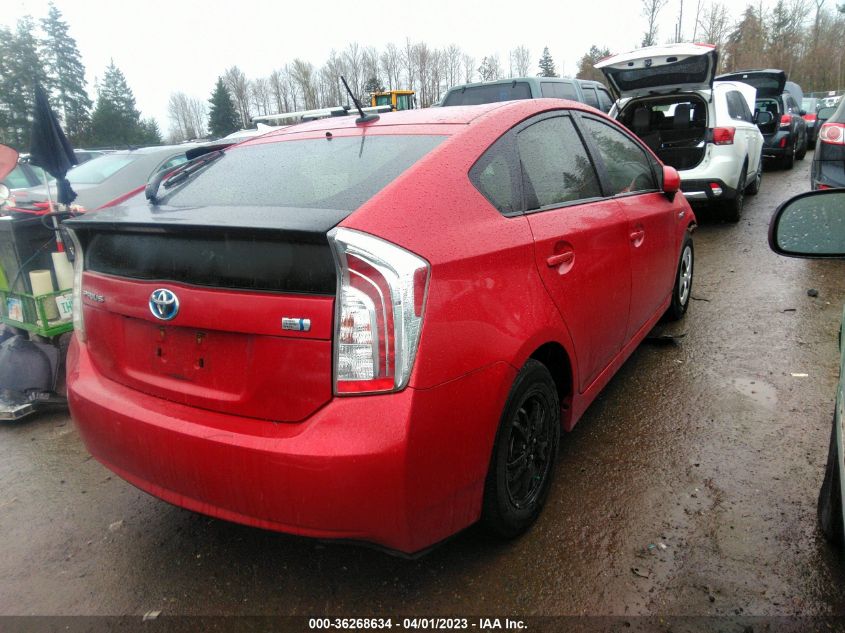 2015 TOYOTA PRIUS FOUR - JTDKN3DU6F0434781