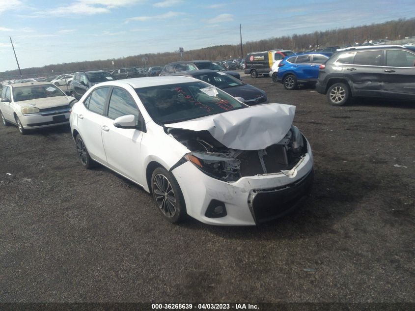 2015 TOYOTA COROLLA L/LE/S/S PLUS/LE PLUS - 2T1BURHE0FC384698