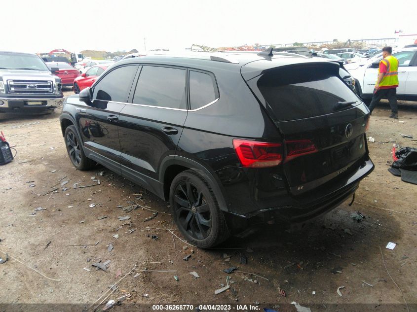 2022 VOLKSWAGEN TAOS SE - 3VVLX7B28NM018719