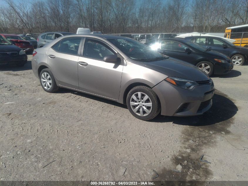 2015 TOYOTA COROLLA LE - 2T1BURHE4FC321667