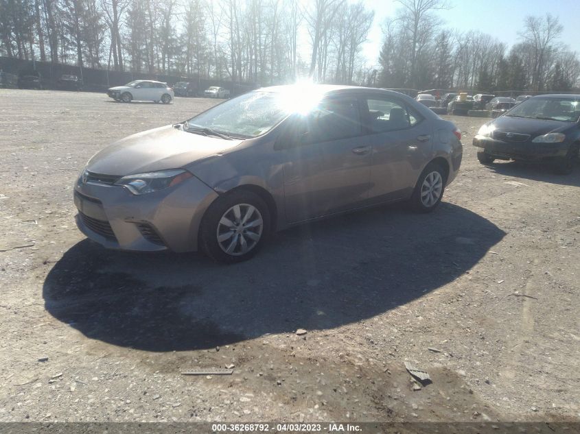 2015 TOYOTA COROLLA LE - 2T1BURHE4FC321667