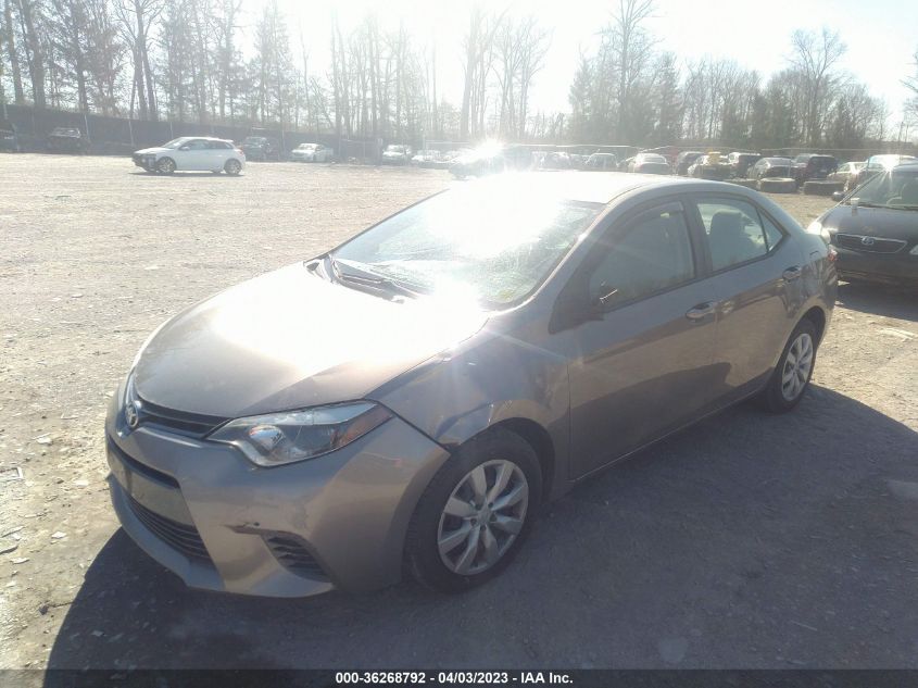 2015 TOYOTA COROLLA LE - 2T1BURHE4FC321667