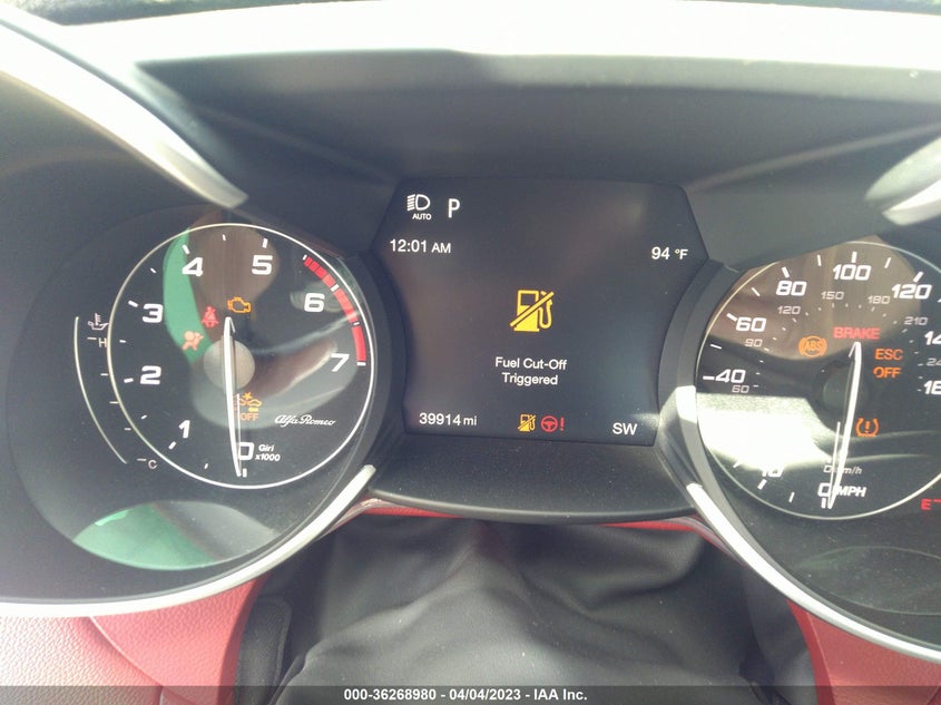 VIN ZARFAMAN2L7635036 2020 ALFA ROMEO GIULIA