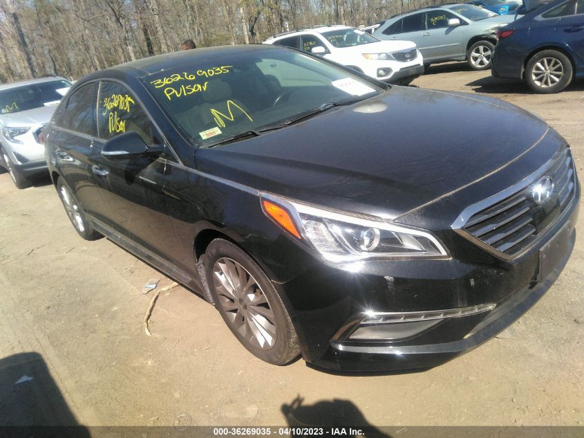 2015 HYUNDAI SONATA 2.4L LIMITED - 5NPE34AF3FH139395