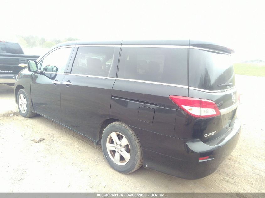 2013 NISSAN QUEST SV - JN8AE2KP3D9067984
