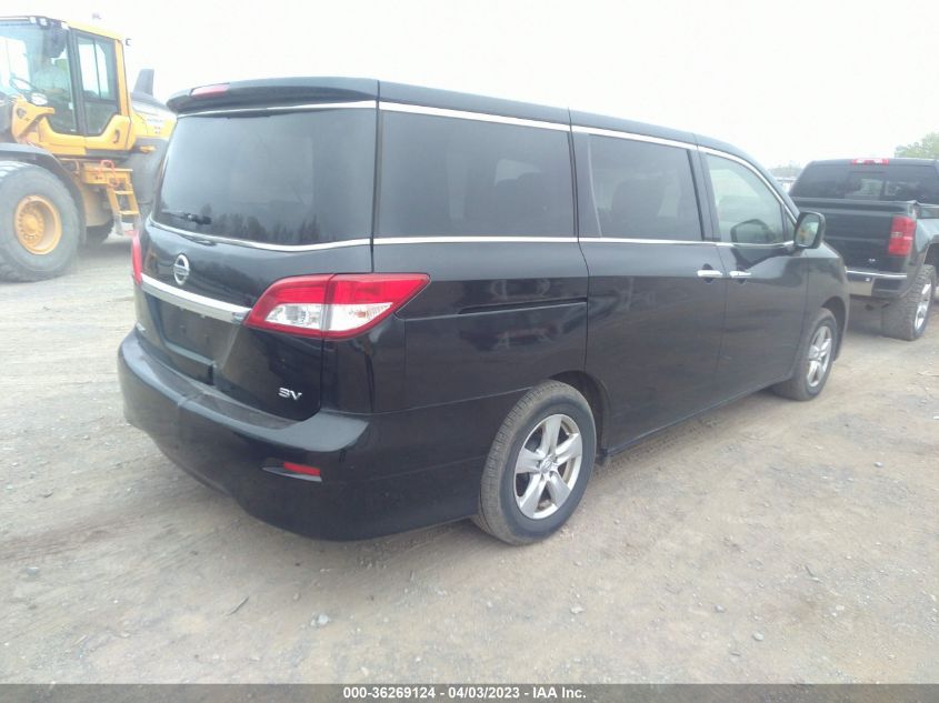 2013 NISSAN QUEST SV - JN8AE2KP3D9067984