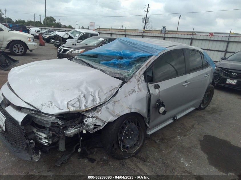 VIN JTDEPRAE1LJ100736 2020 TOYOTA COROLLA LE