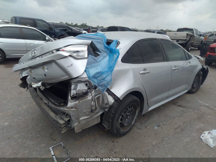VIN JTDEPRAE1LJ100736 2020 TOYOTA COROLLA LE