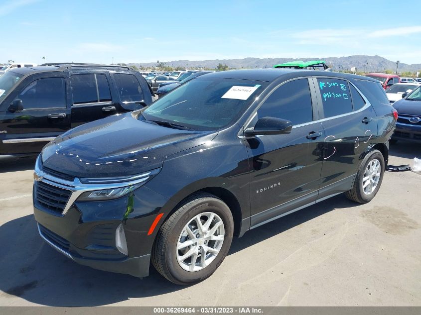 2022 CHEVROLET EQUINOX LT - 2GNAXKEV3N6117139